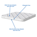 Bebeluca Premium Quality Foam Round End Pram Mattress